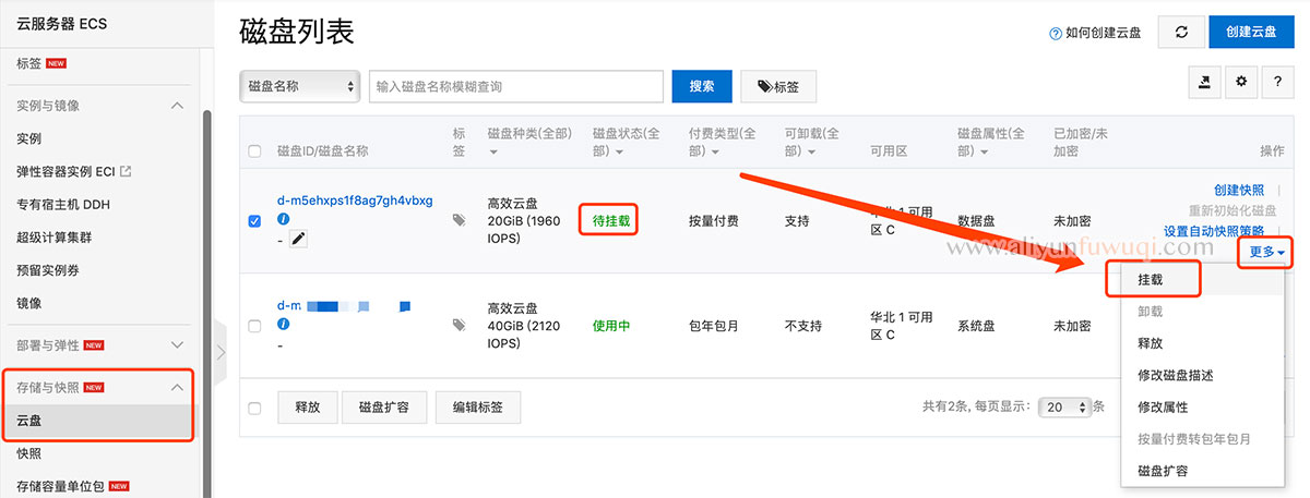 云盘挂载